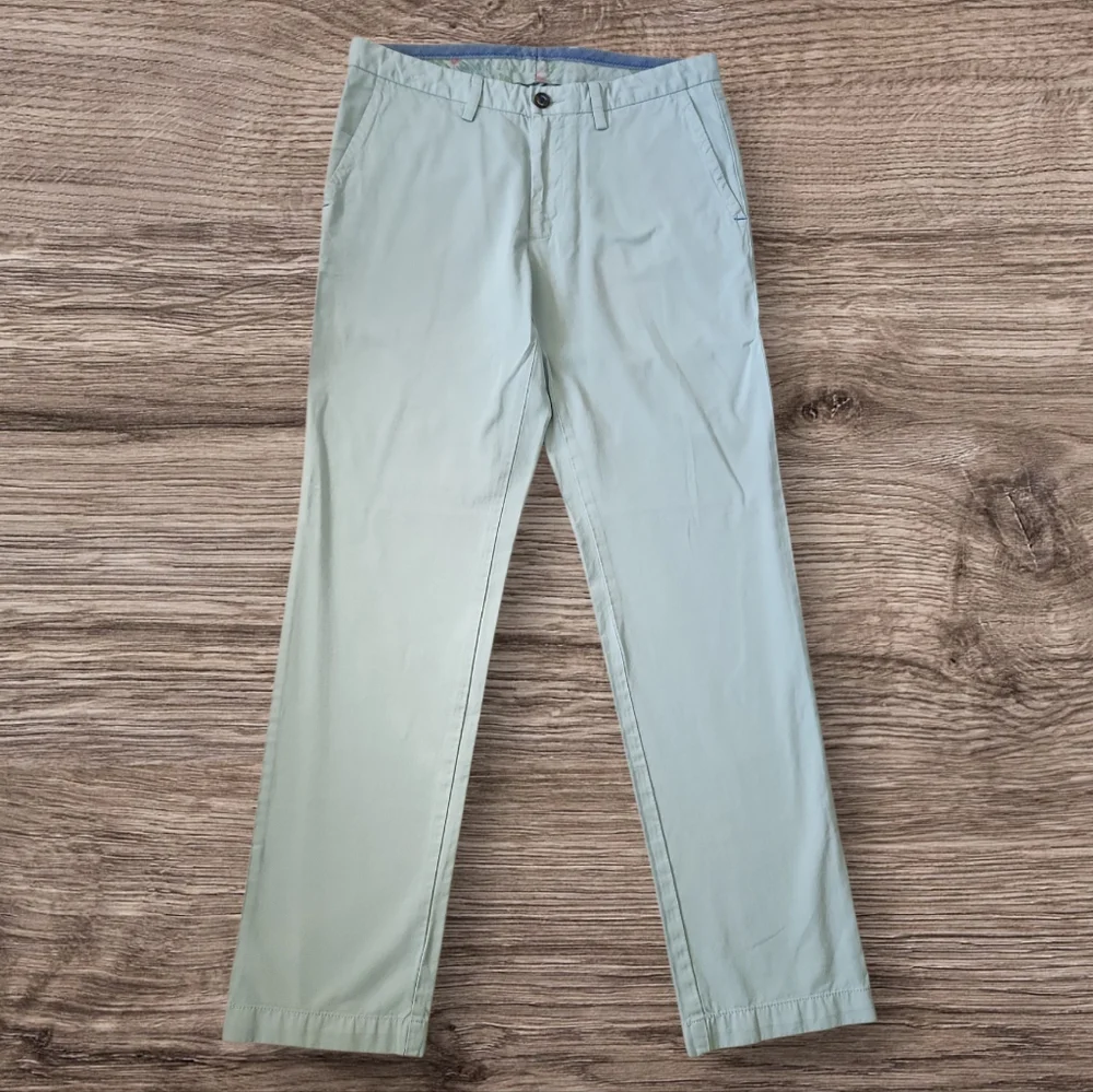 Tommy Bahama Pima‎ Cotton Chino Pants Light Blue 32x32